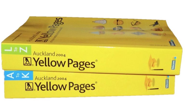 Yellow pages directory | Diccionario de Internet