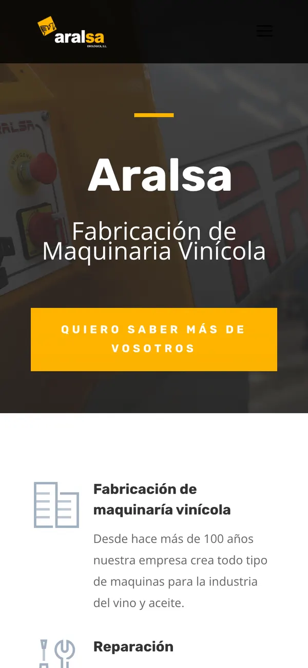 Aralsa en el móvil
