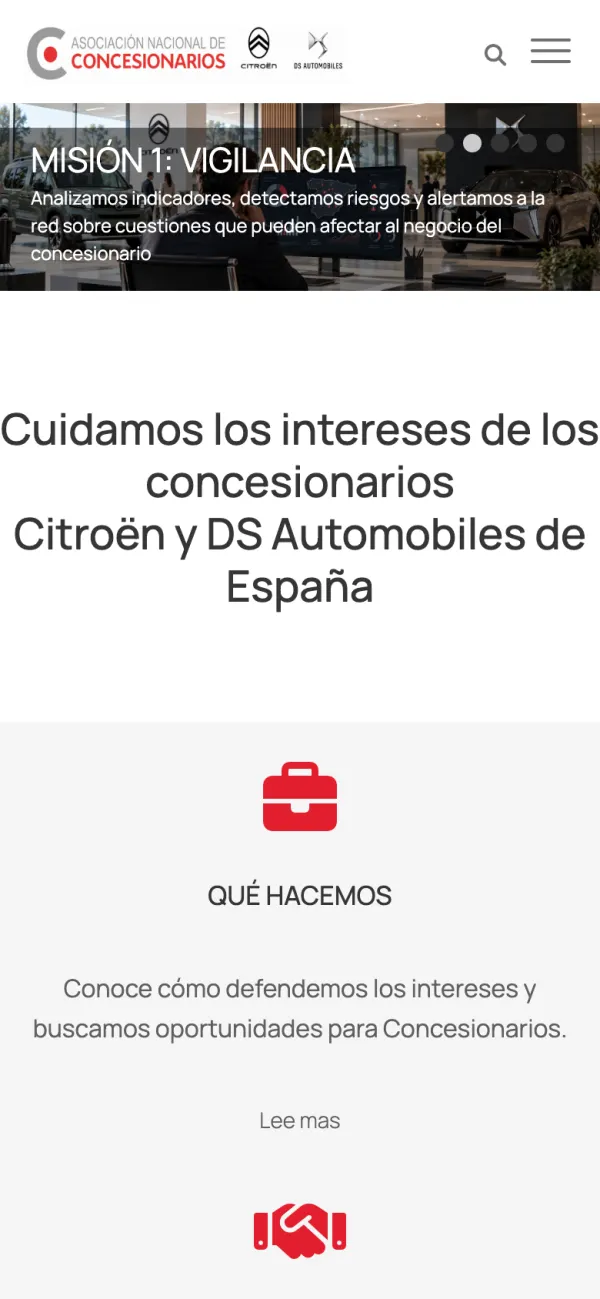 Asociación Citroën (ANCC) en el móvil