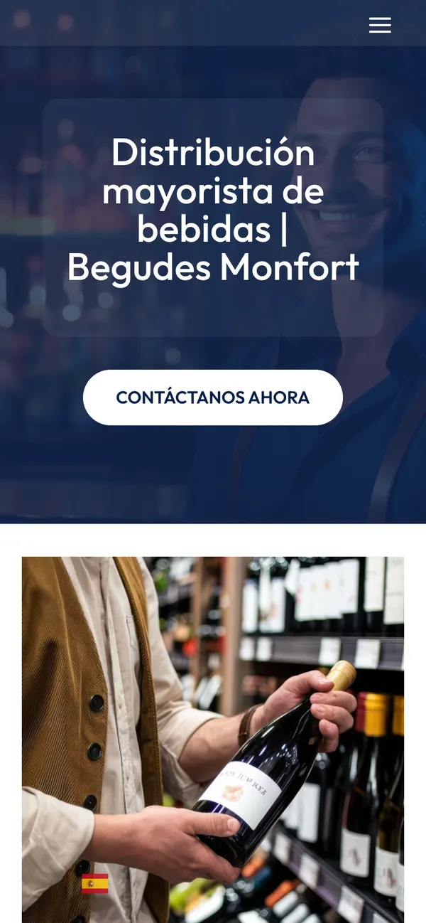 Begudes Monfort en el móvil