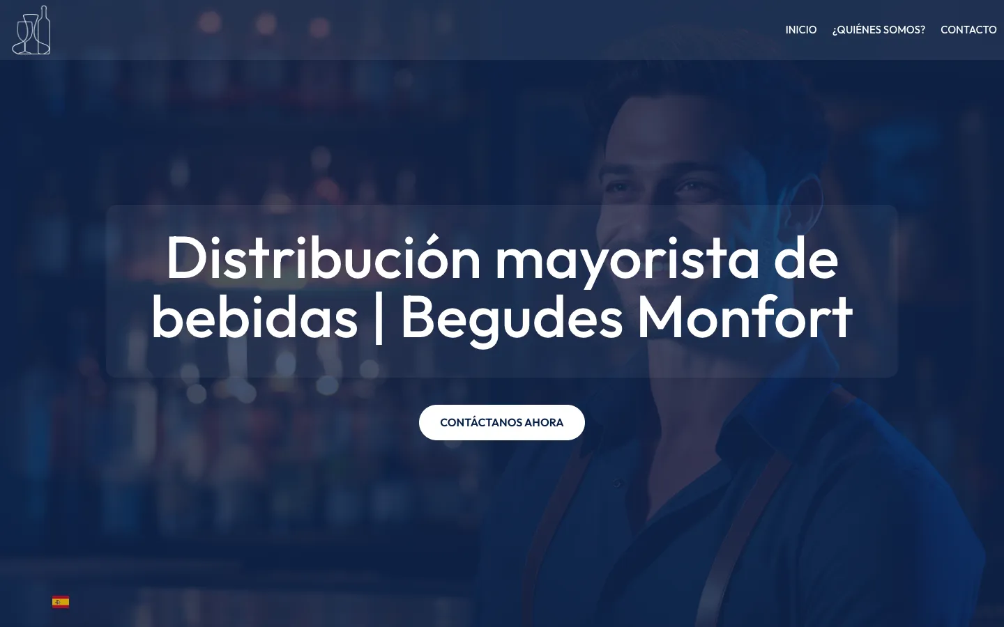 Página de inicio de Begudes Monfort