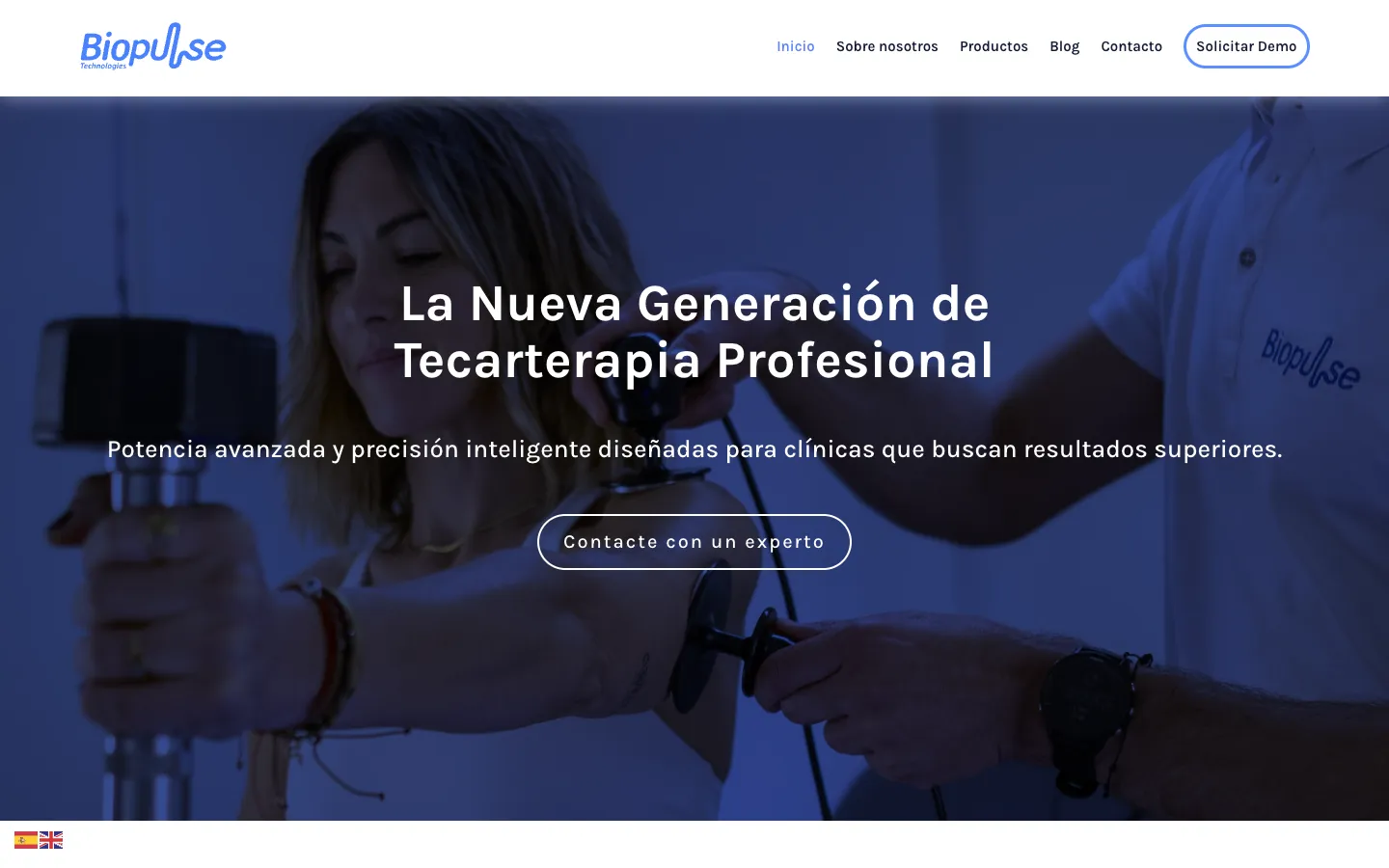 Página de inicio de BioPulse Technologies