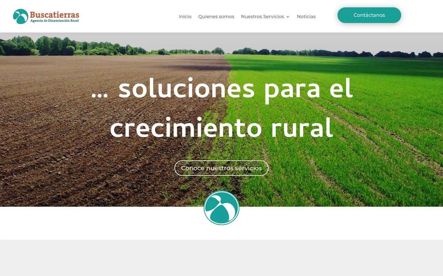 Página de inicio de Buscatierras