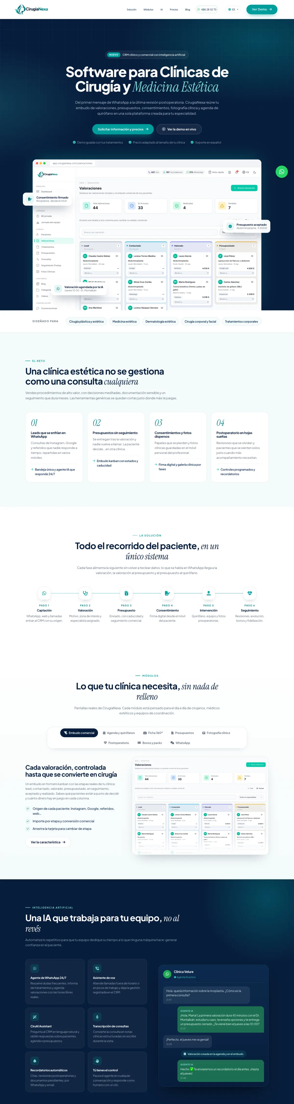Página completa de CirugiaNexa