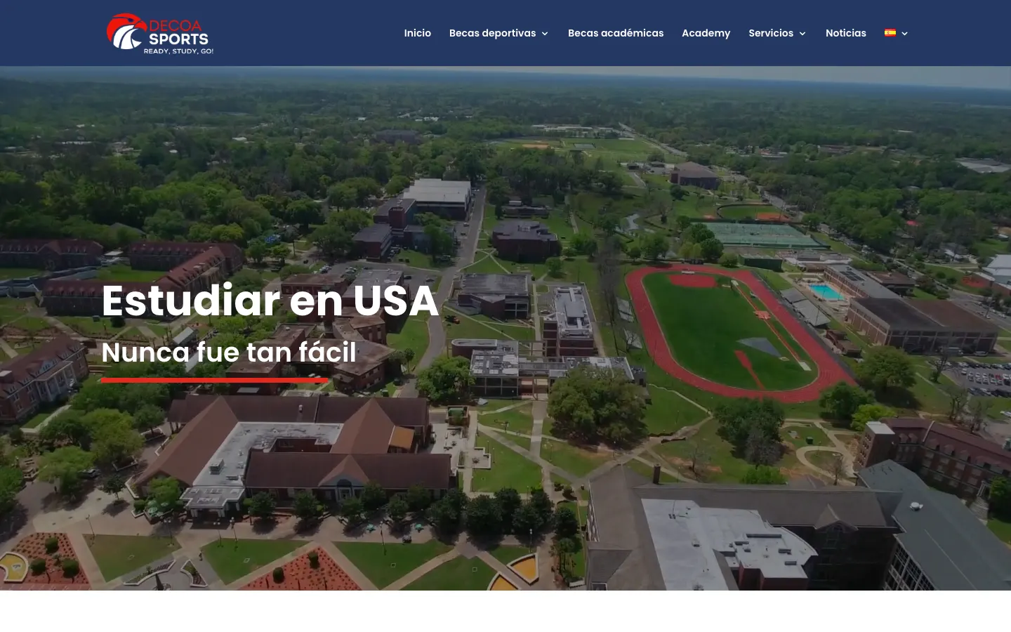 Página de inicio de DecoaSports