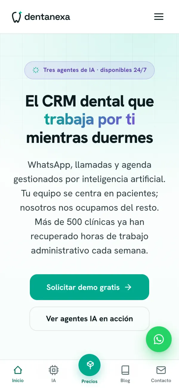 Dentanexa en el móvil
