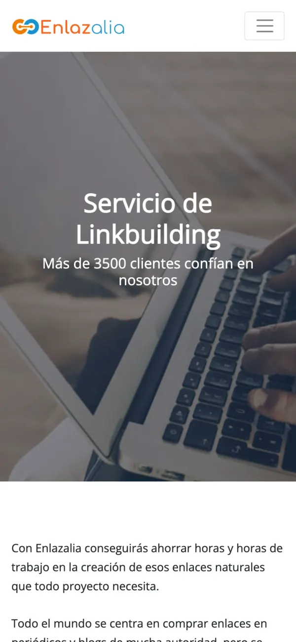Enlazalia en el móvil