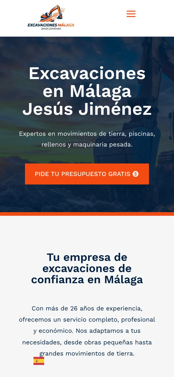 Excavaciones Jesús Jiménez en el móvil