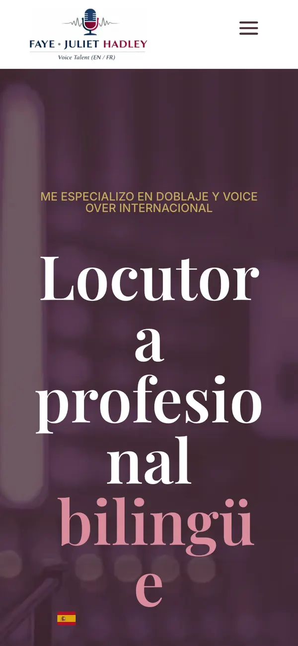 Faye Hadley en el móvil