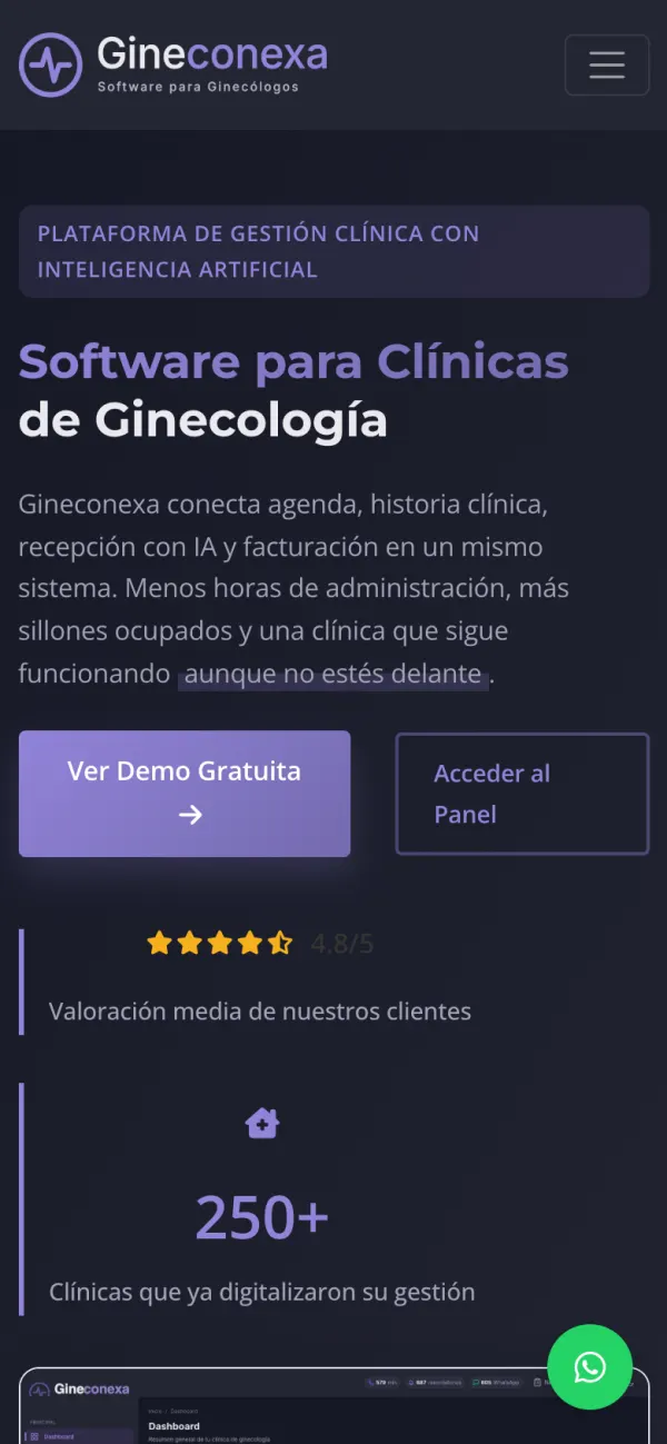 Gineconexa en el móvil
