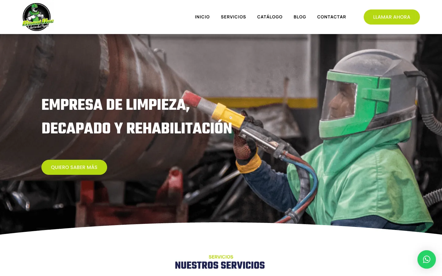 Página de inicio de Globaldec