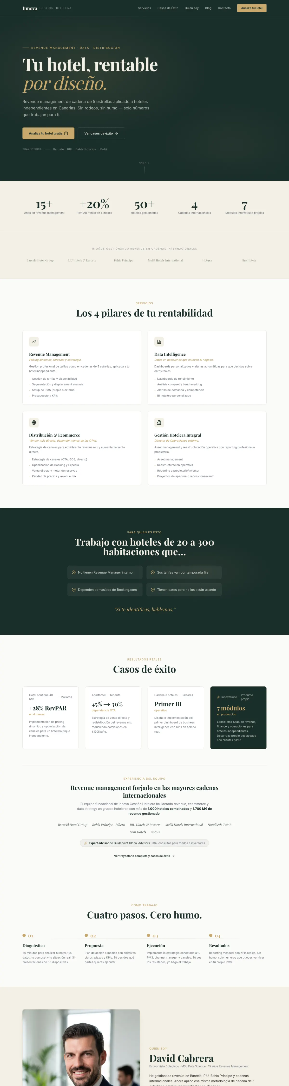 Página completa de Innova Gestión Hotelera