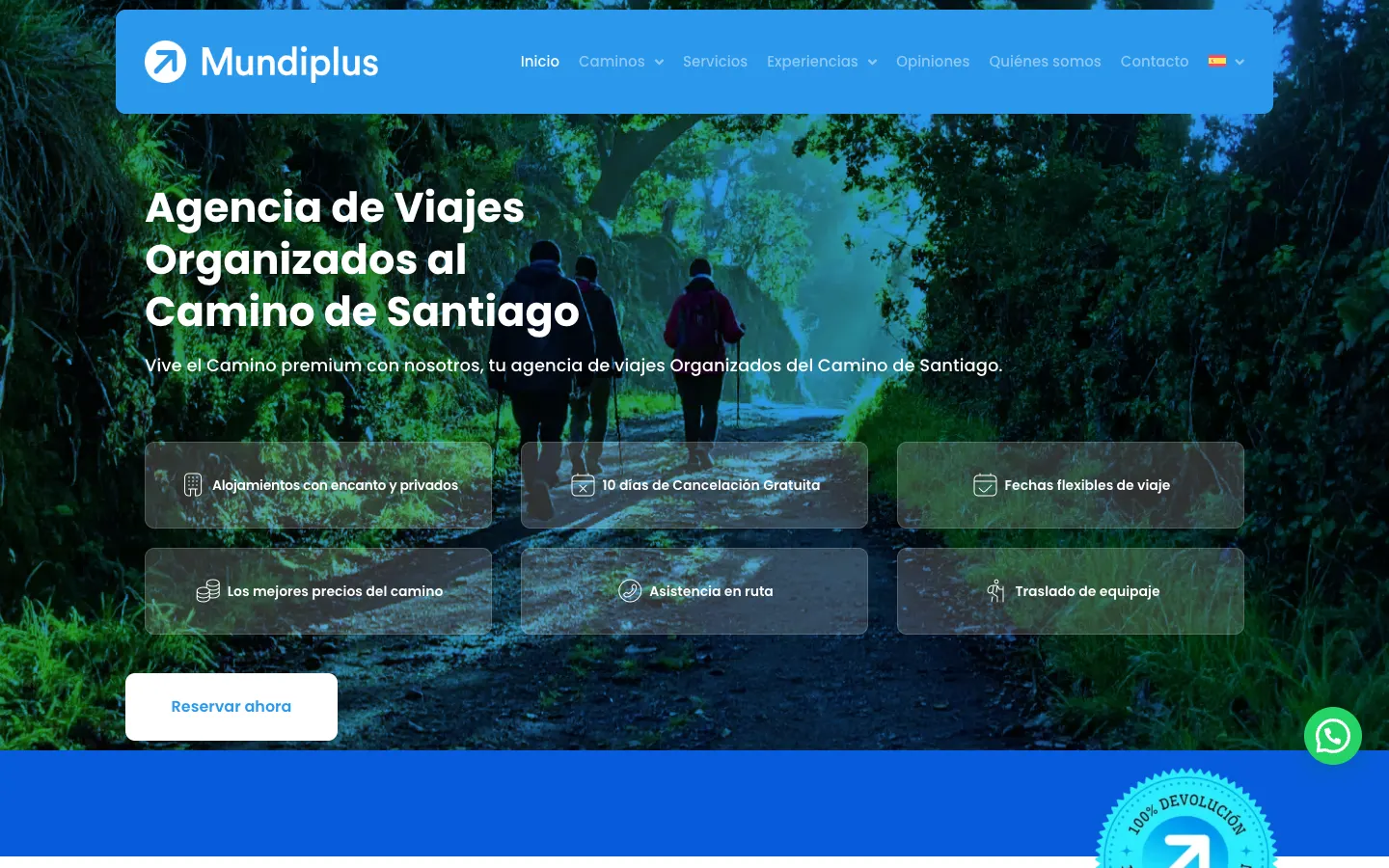 Página de inicio de Mundiplus