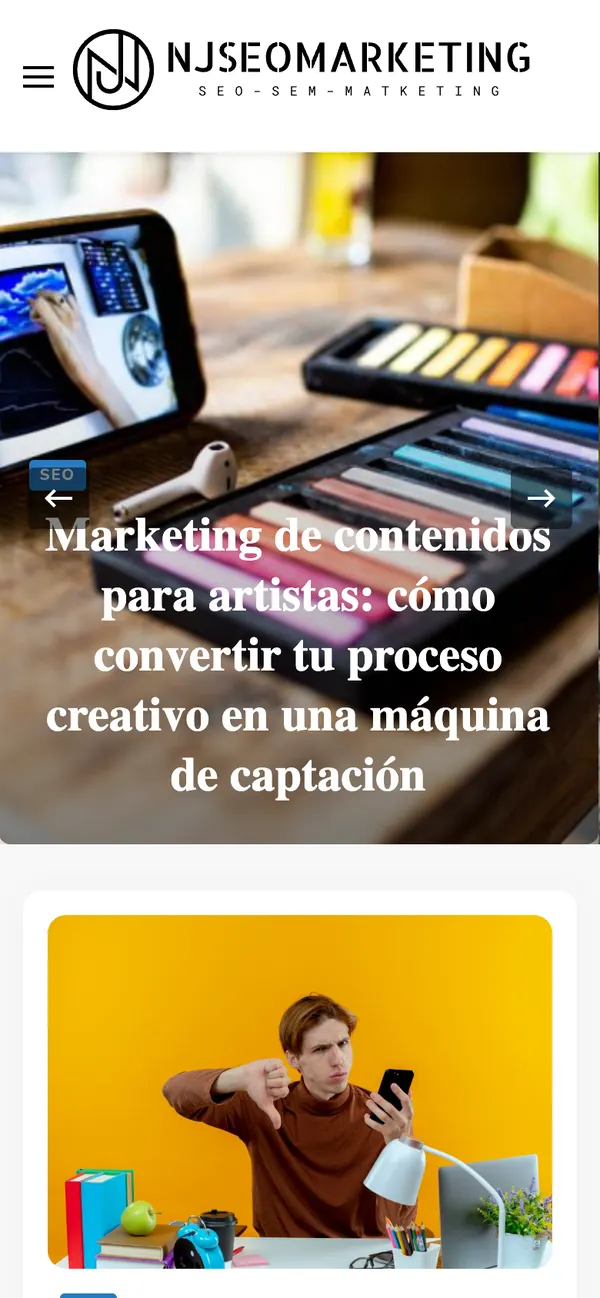 NJSEOMARKETING en el móvil