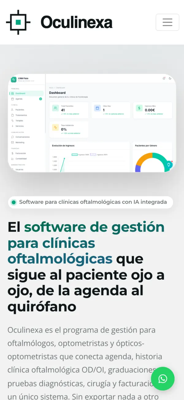 Oculinexa en el móvil