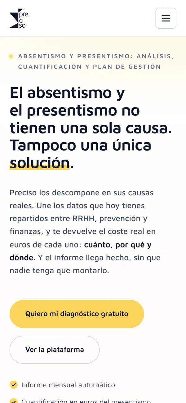 Preciso en el móvil