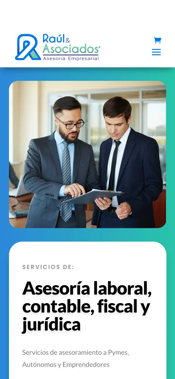 Raúl y Asociados en el móvil