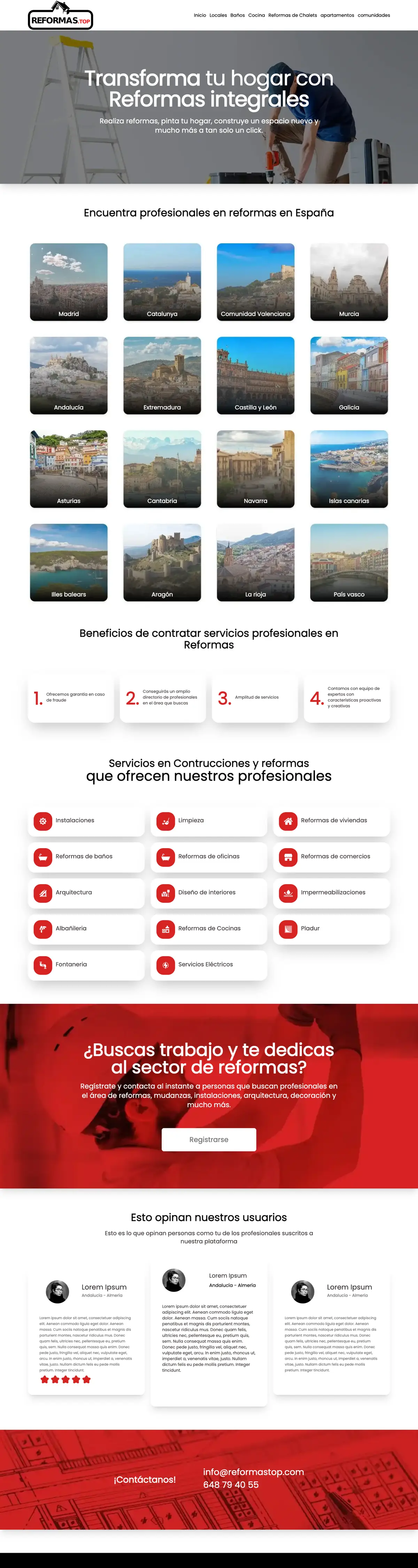 Página completa de Reformas.Top