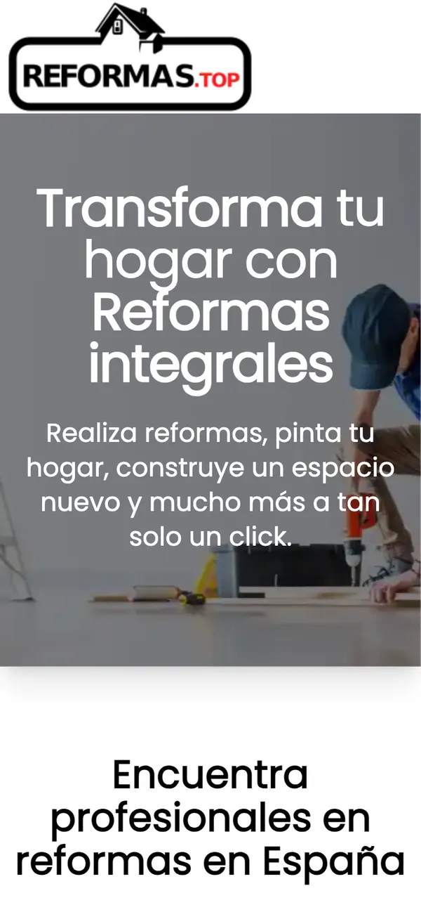 Reformas.Top en el móvil