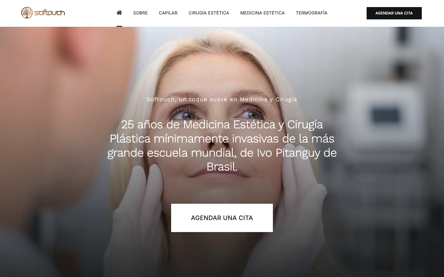 Página de inicio de Softouch