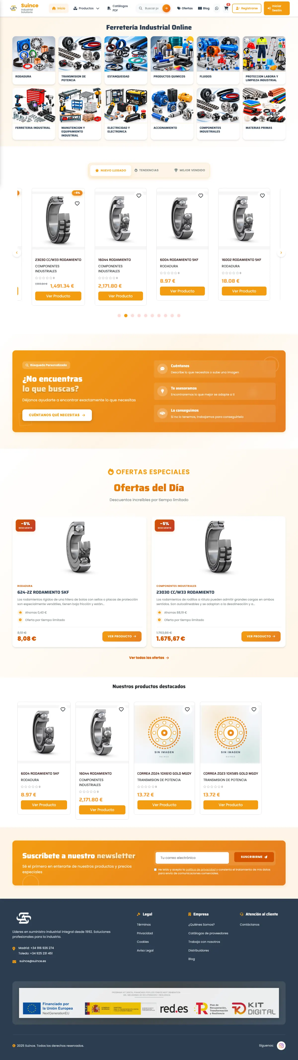 Página completa de Suince