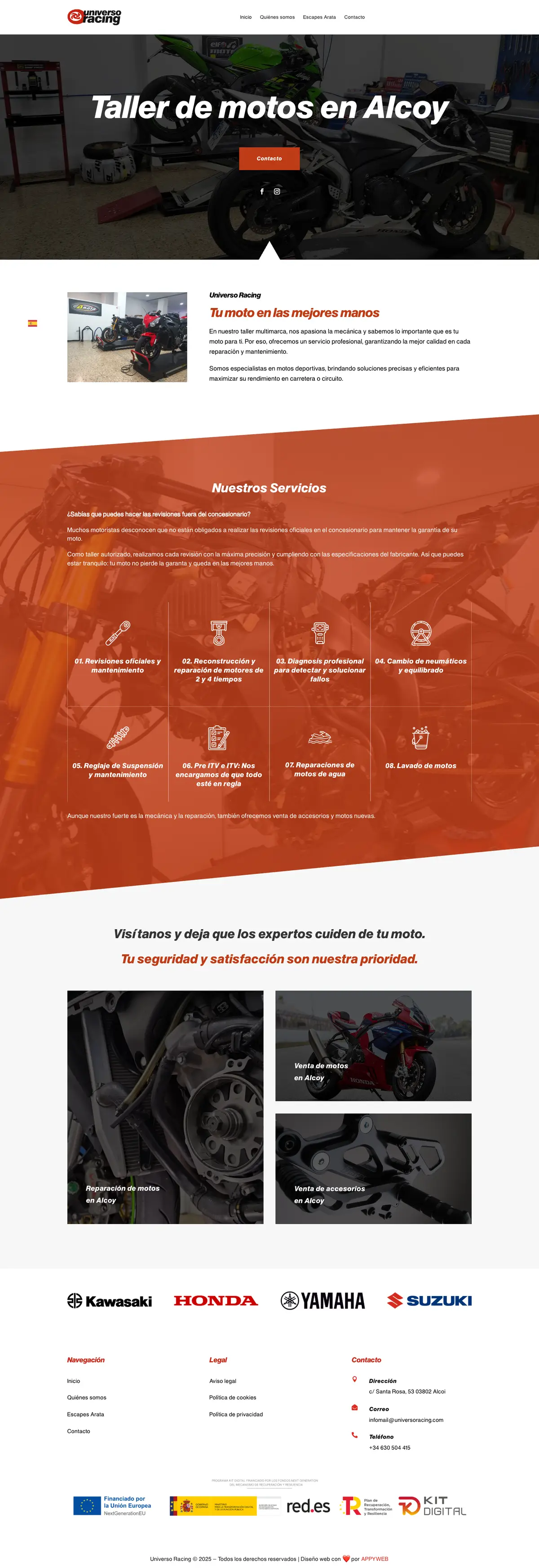 Página completa de Universo Racing