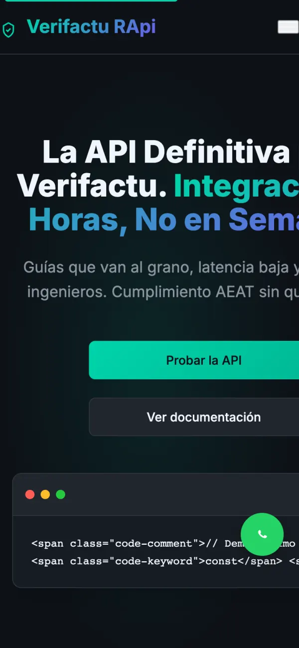 Verifacturapi en el móvil