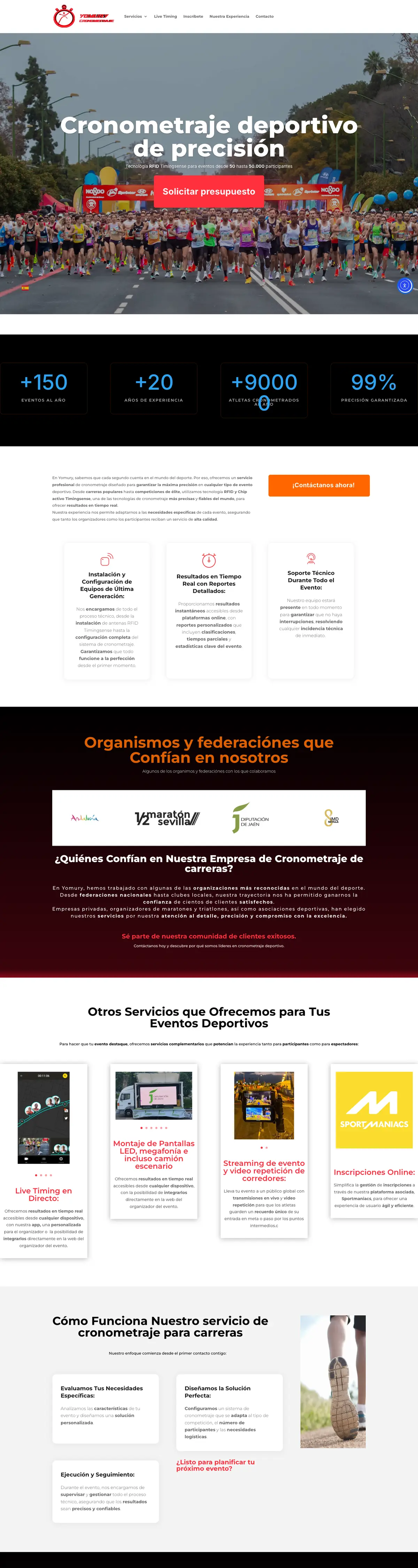 Página completa de Yomury Cronometraje