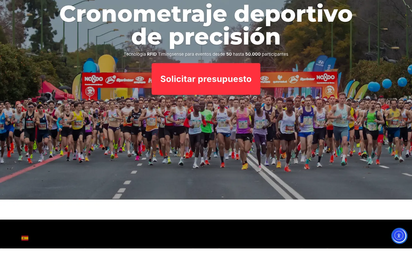 Página de inicio de Yomury Cronometraje