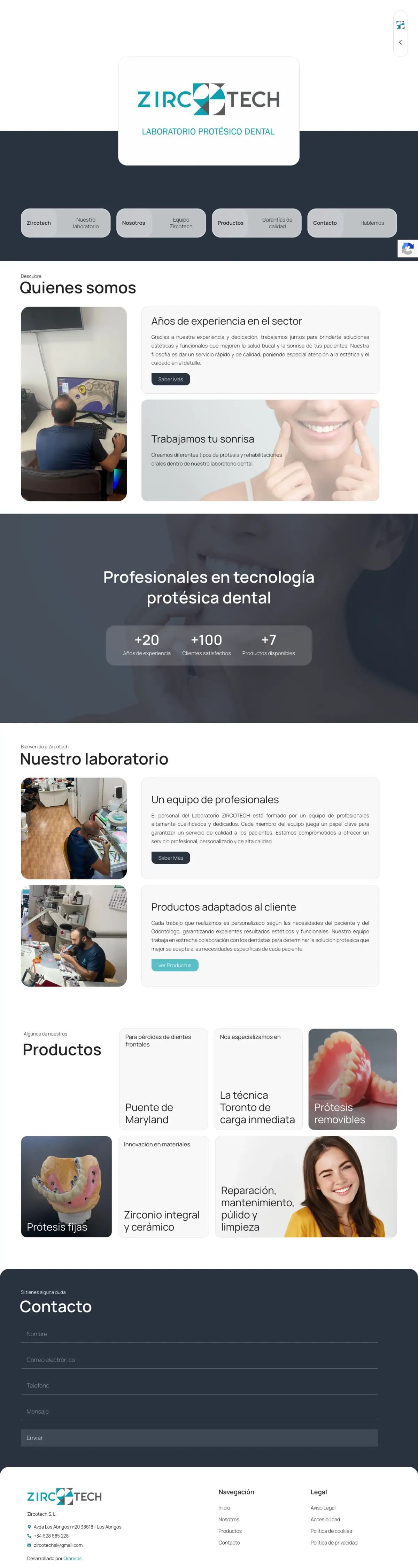 Página completa de ZircoTech