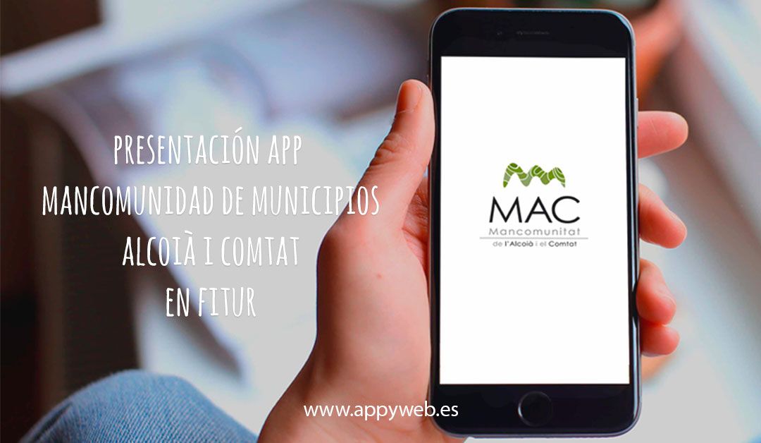 Presentación APP ‘Mancomunidad de Municipios Alcoià i Comtat’ en FITUR