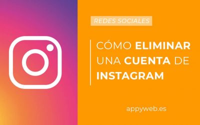 Cómo eliminar una cuenta de Instagram