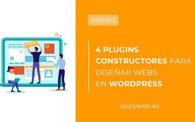 4 plugins constructores para diseñar webs en WordPress