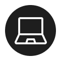 Icono de Gestión de Procesos con gráficos de flujo y esquemas organizativos.